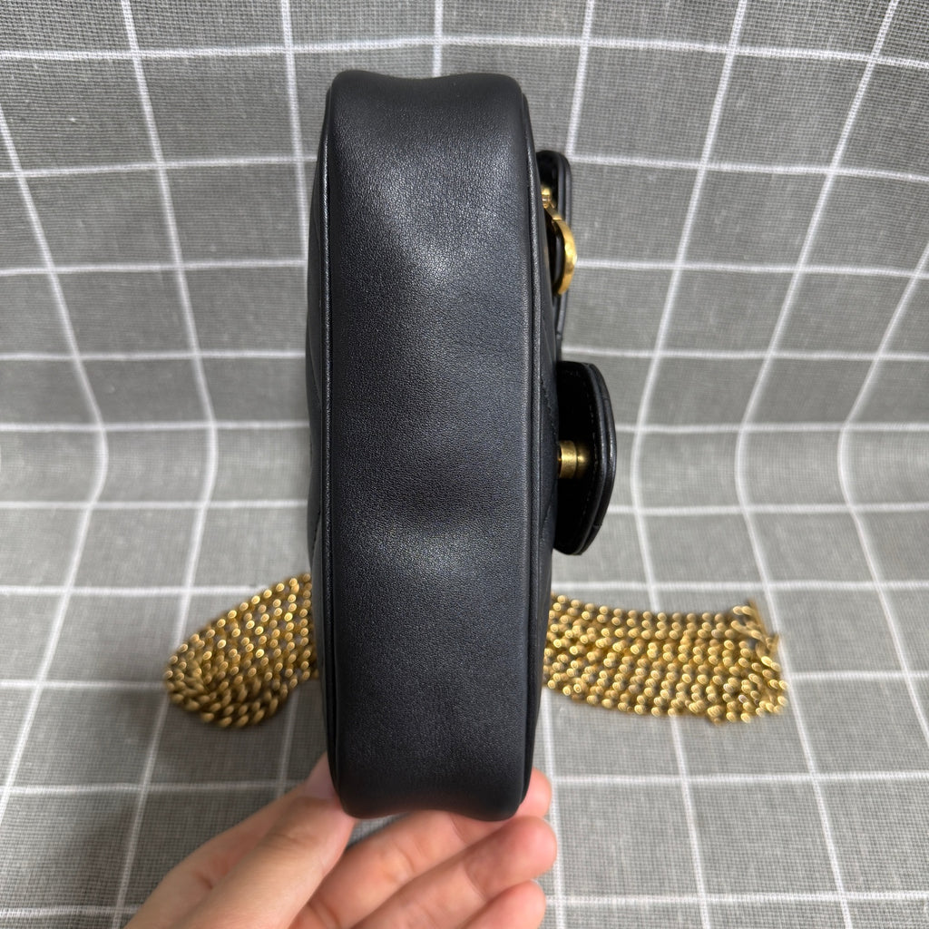 Gucci GG Marmont Collection Leather Black 476433 DTDCT 1000