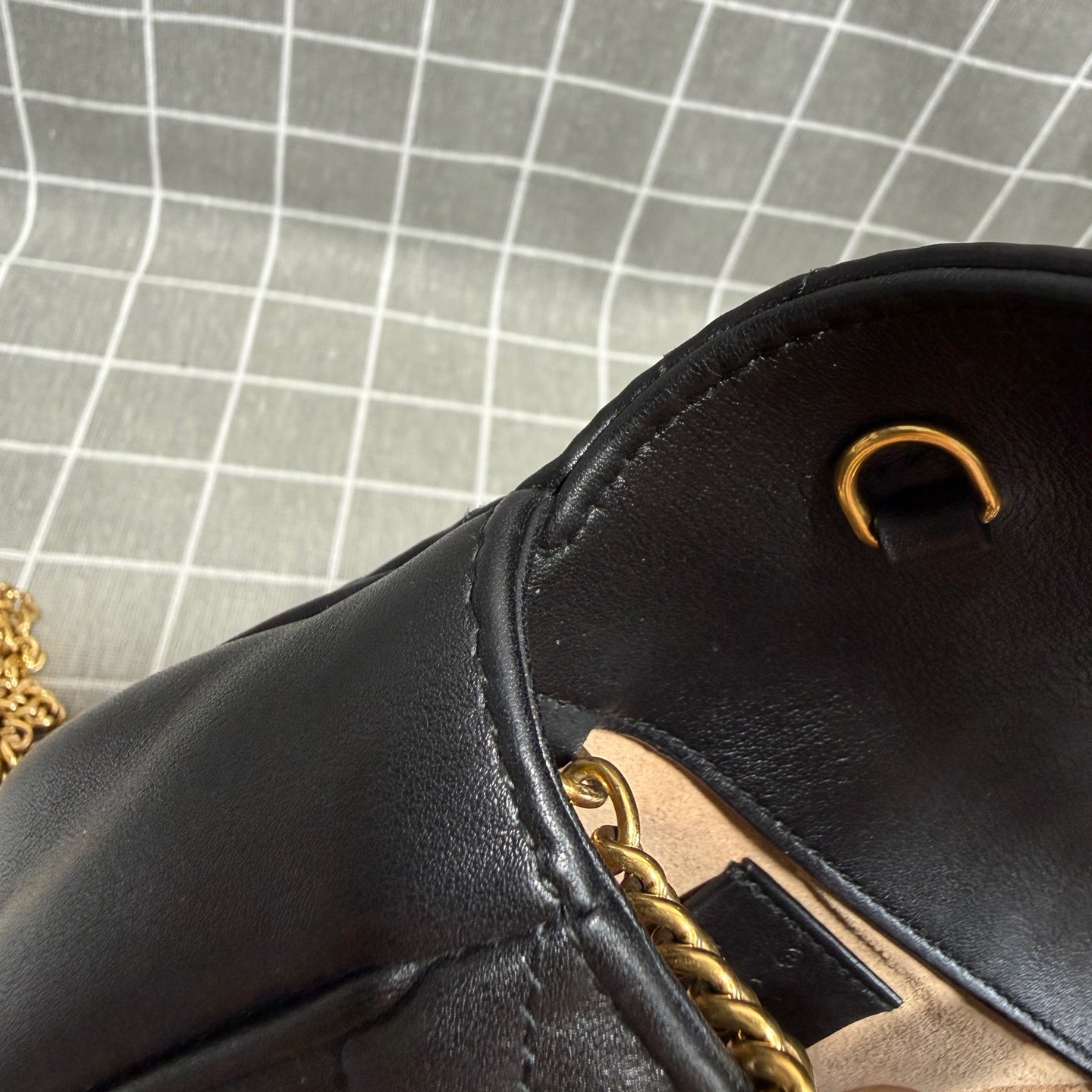 Gucci GG Marmont Collection Leather Black 476433 DTDCT 1000
