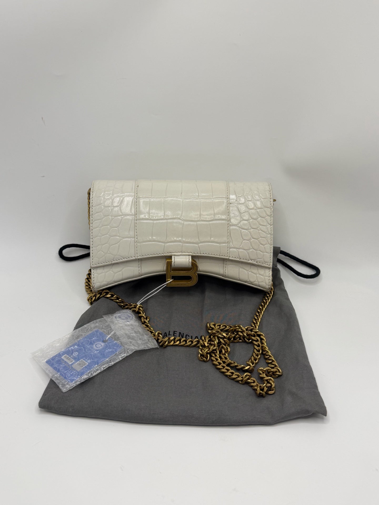 Balenciaga White Shoulder Bag