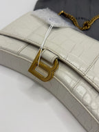 Balenciaga White Shoulder Bag
