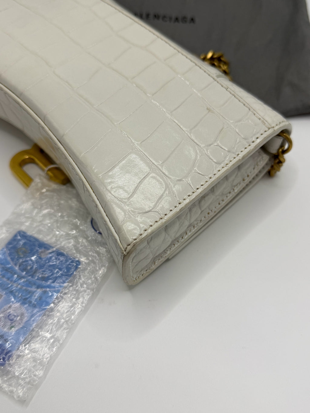 Balenciaga White Shoulder Bag