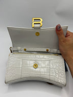 Balenciaga White Shoulder Bag