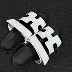 Hermes White Flip flop