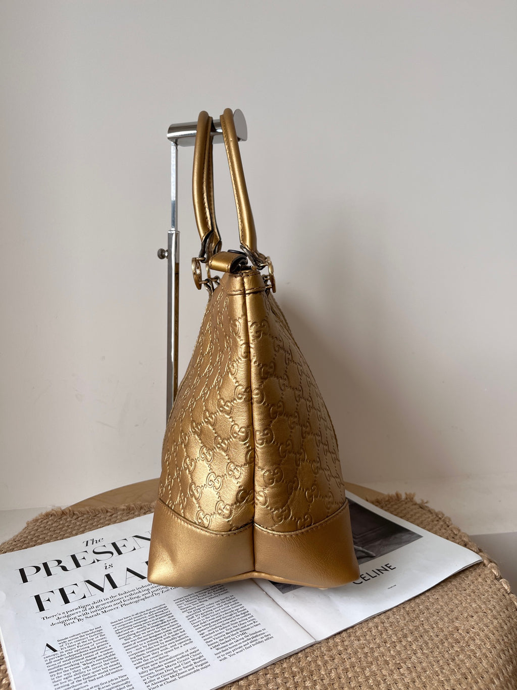 Gucci Gold Satchel