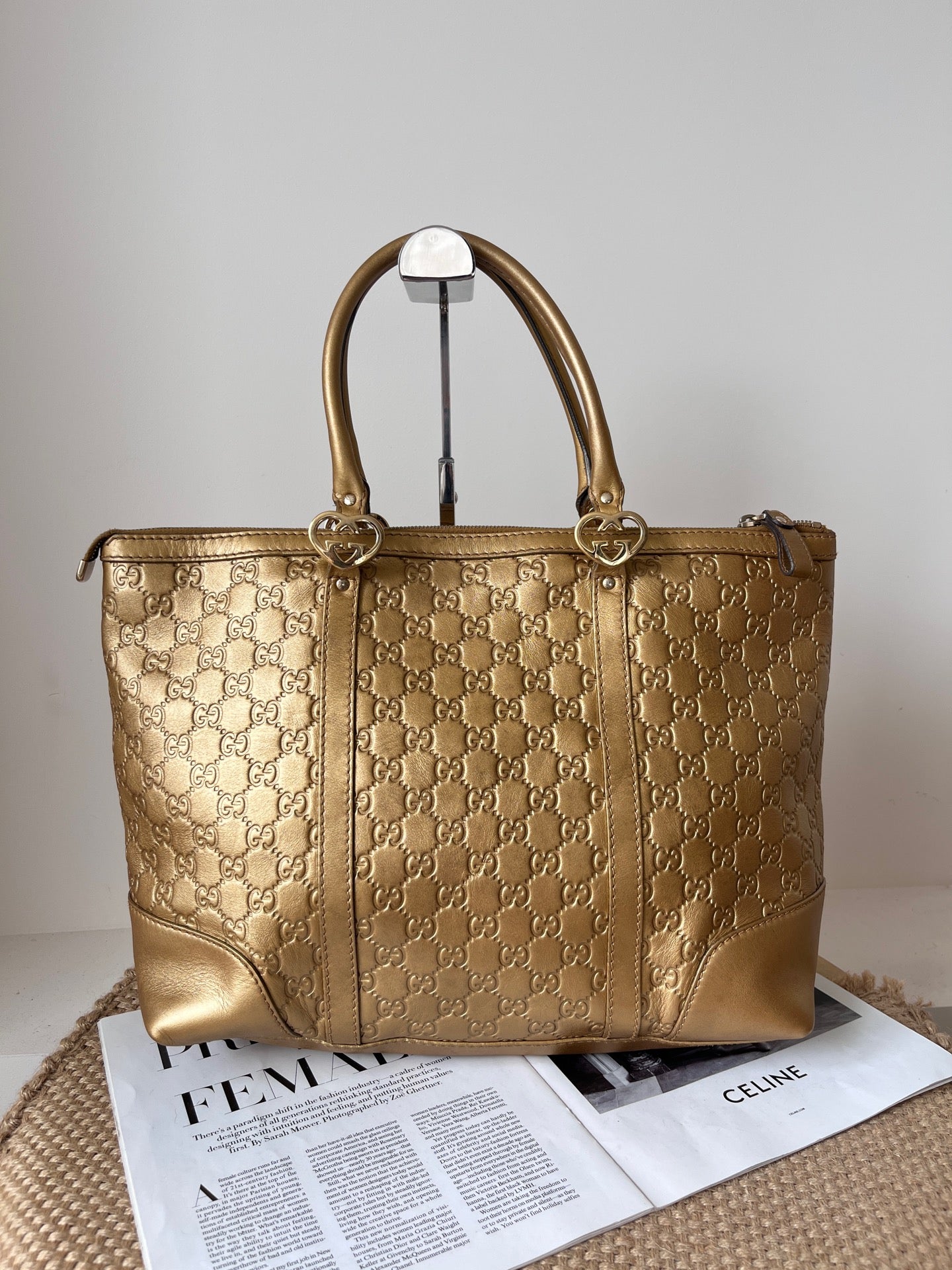 Gucci Gold Satchel