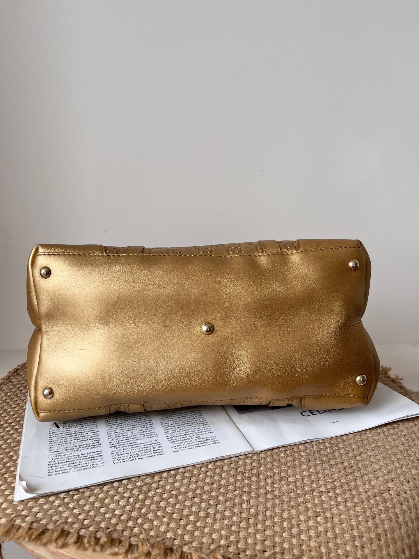 Gucci Gold Satchel