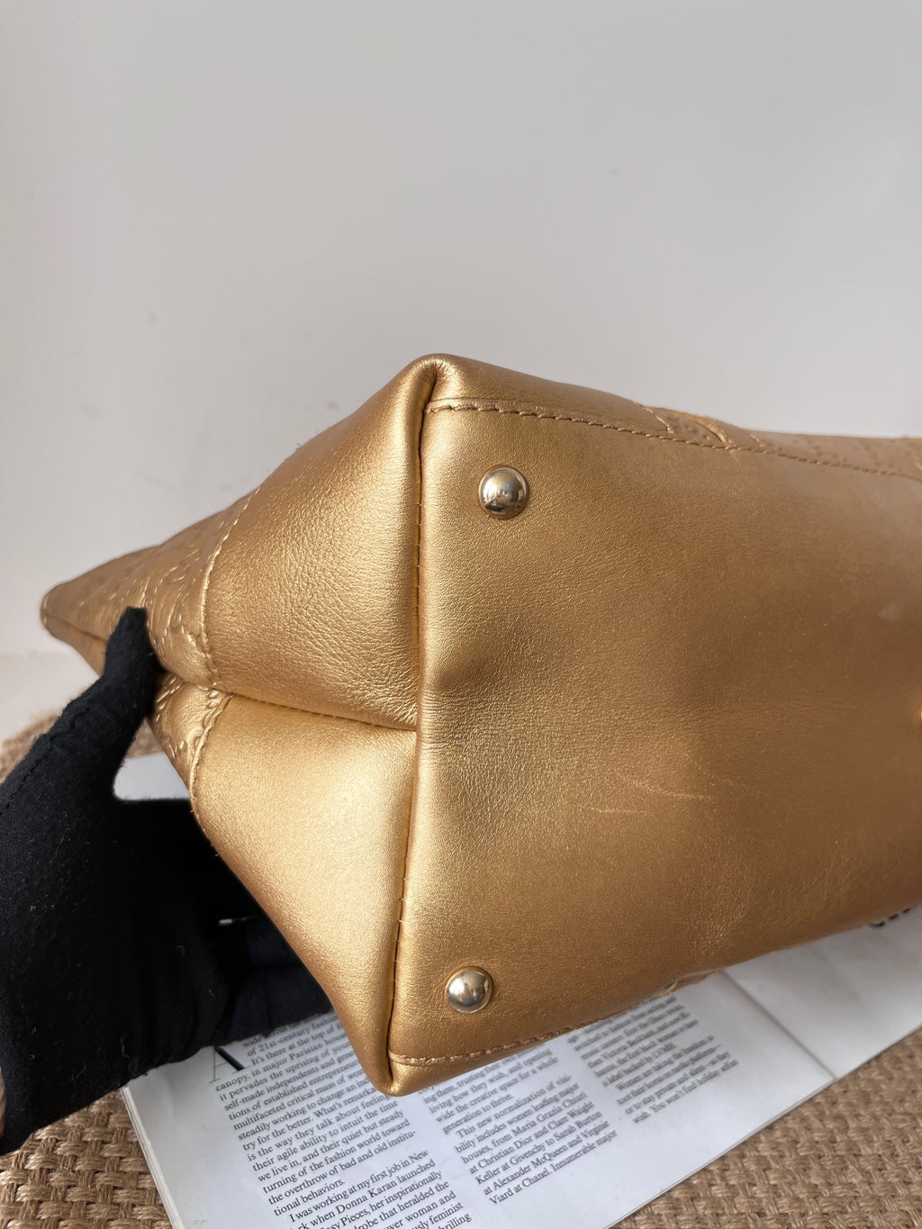 Gucci Gold Satchel