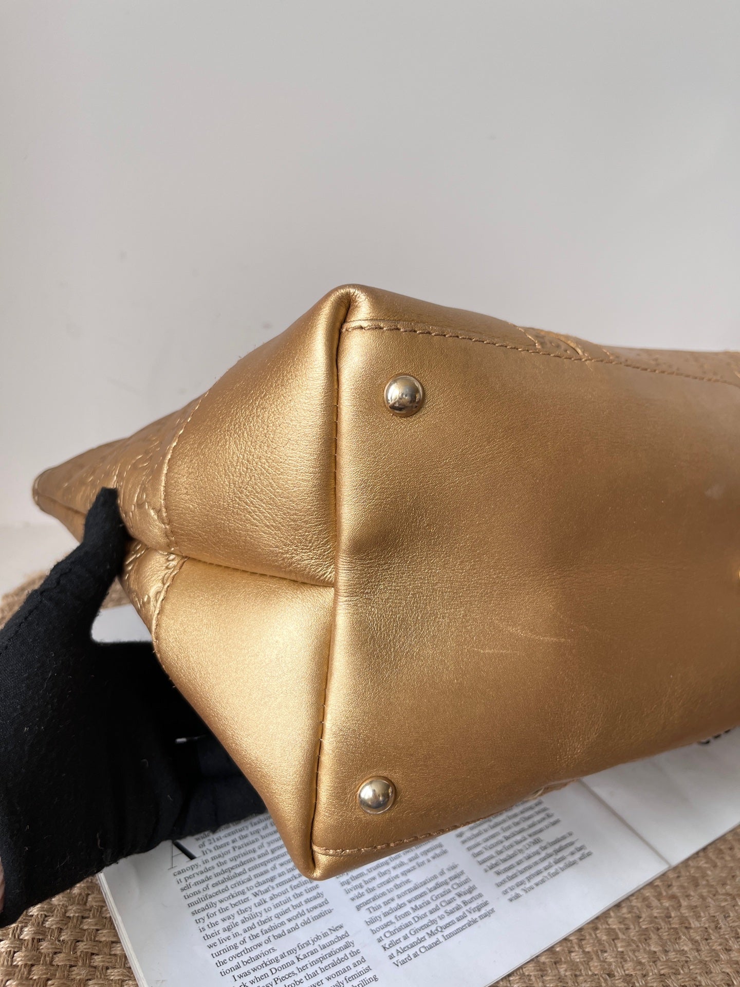 Gucci Gold Satchel