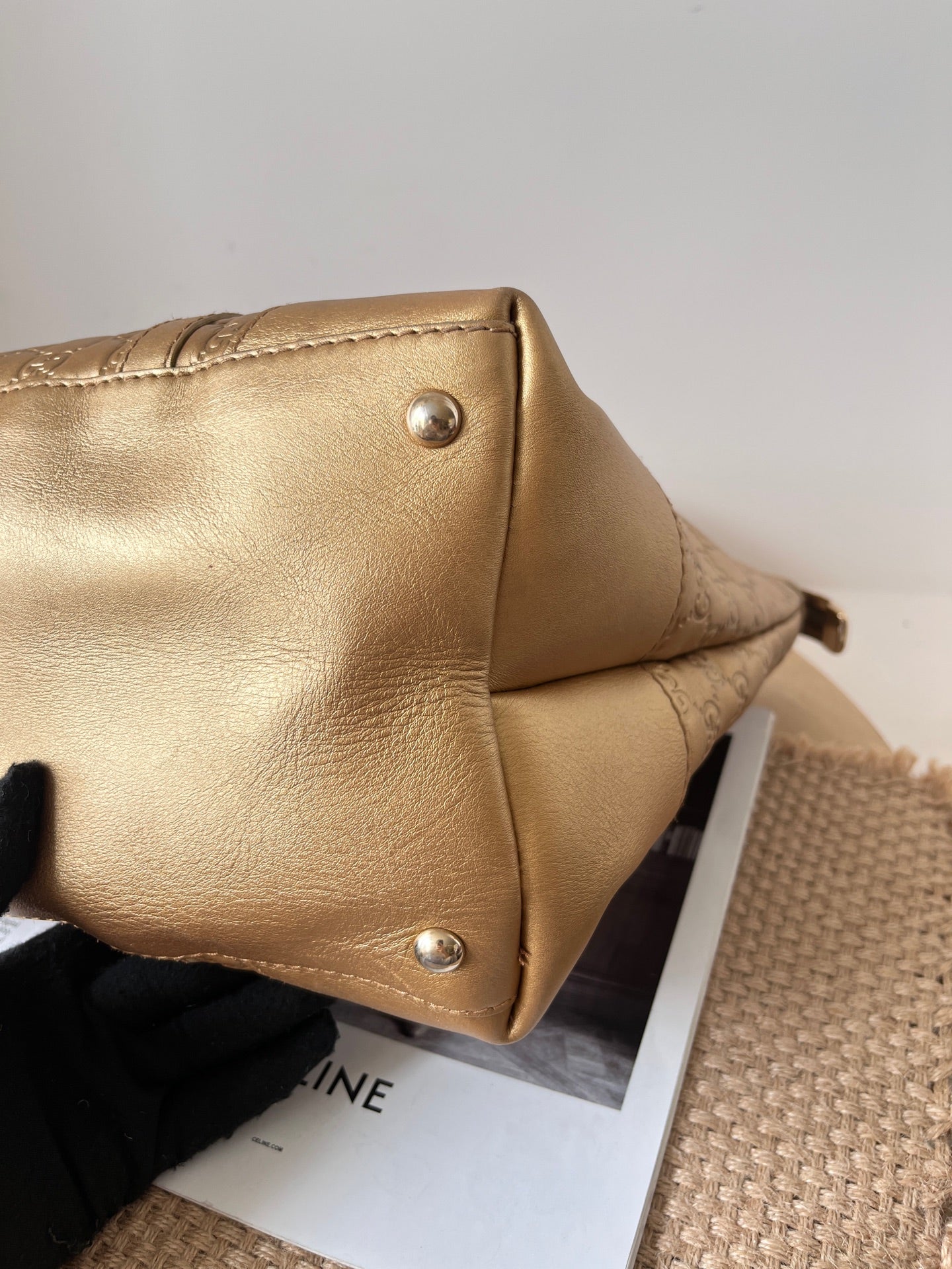 Gucci Gold Satchel