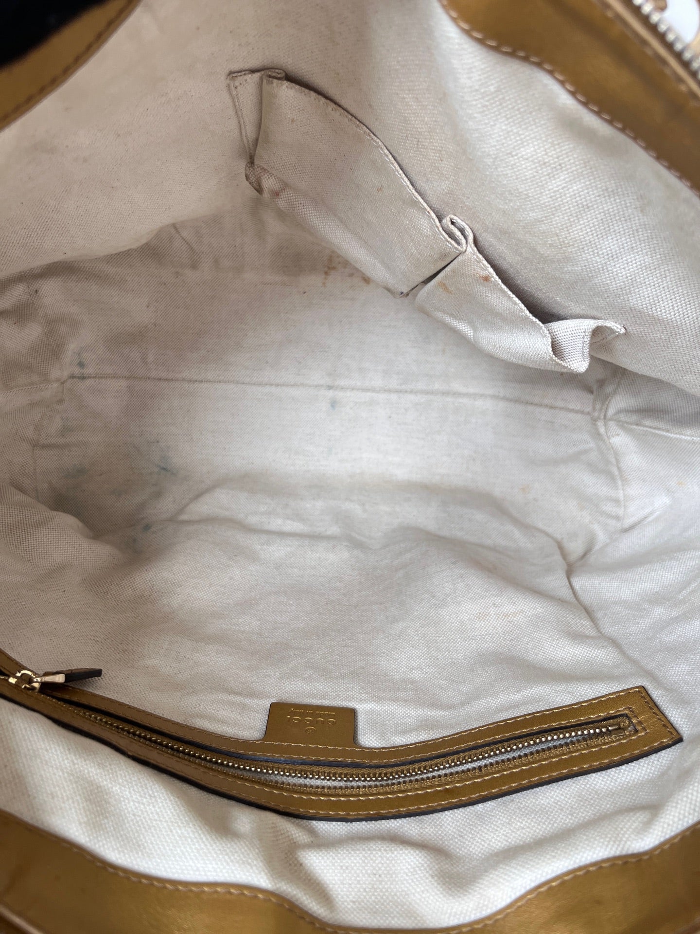 Gucci Gold Satchel