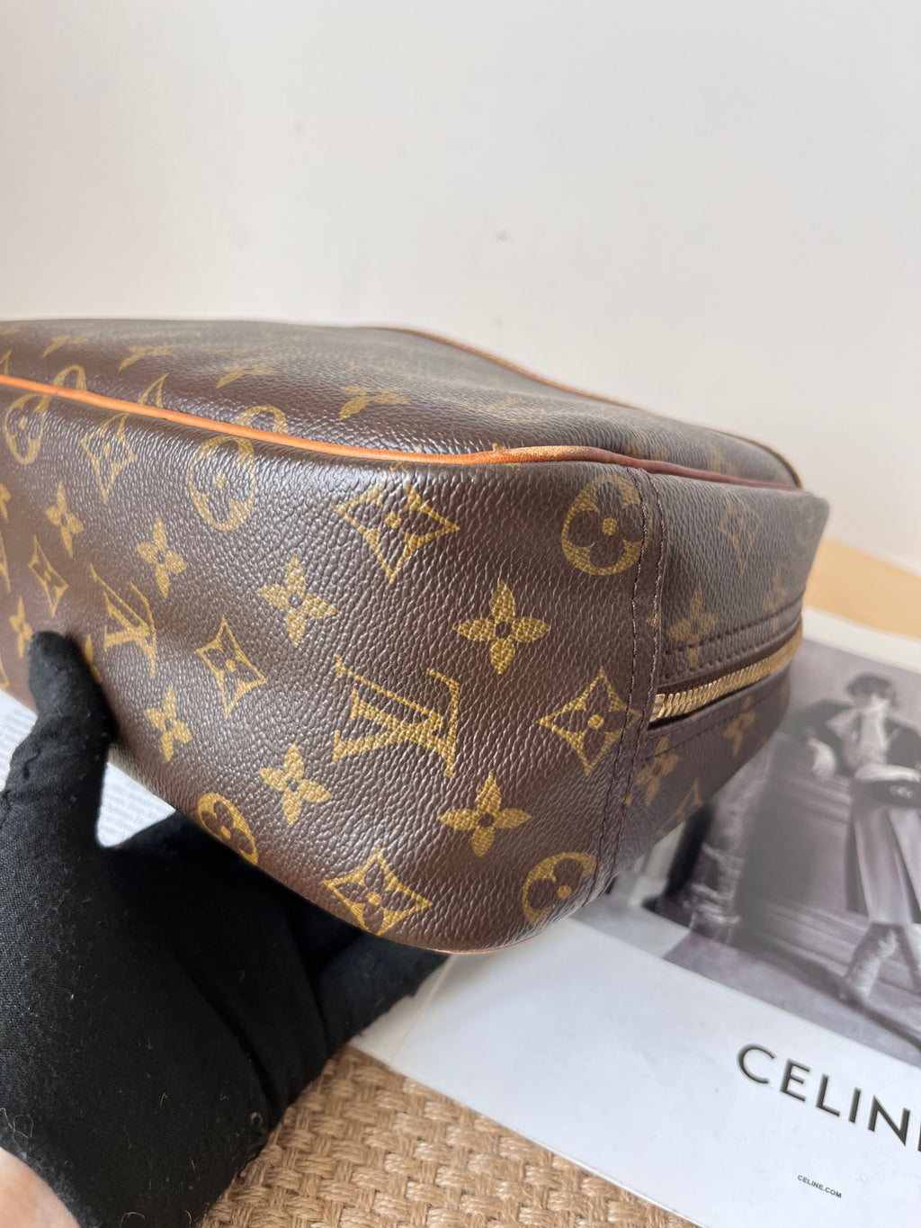 Louis Vuitton Leather Satchel
