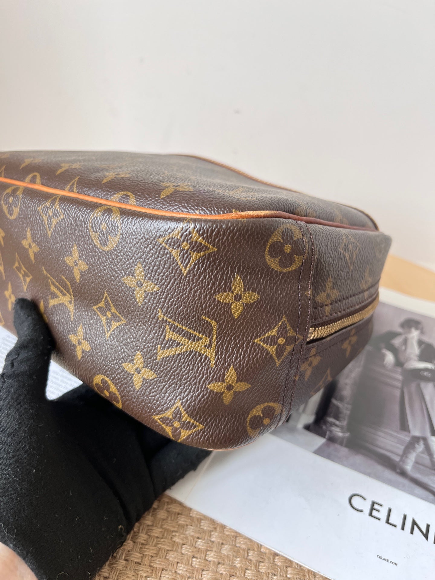 Louis Vuitton Leather Satchel