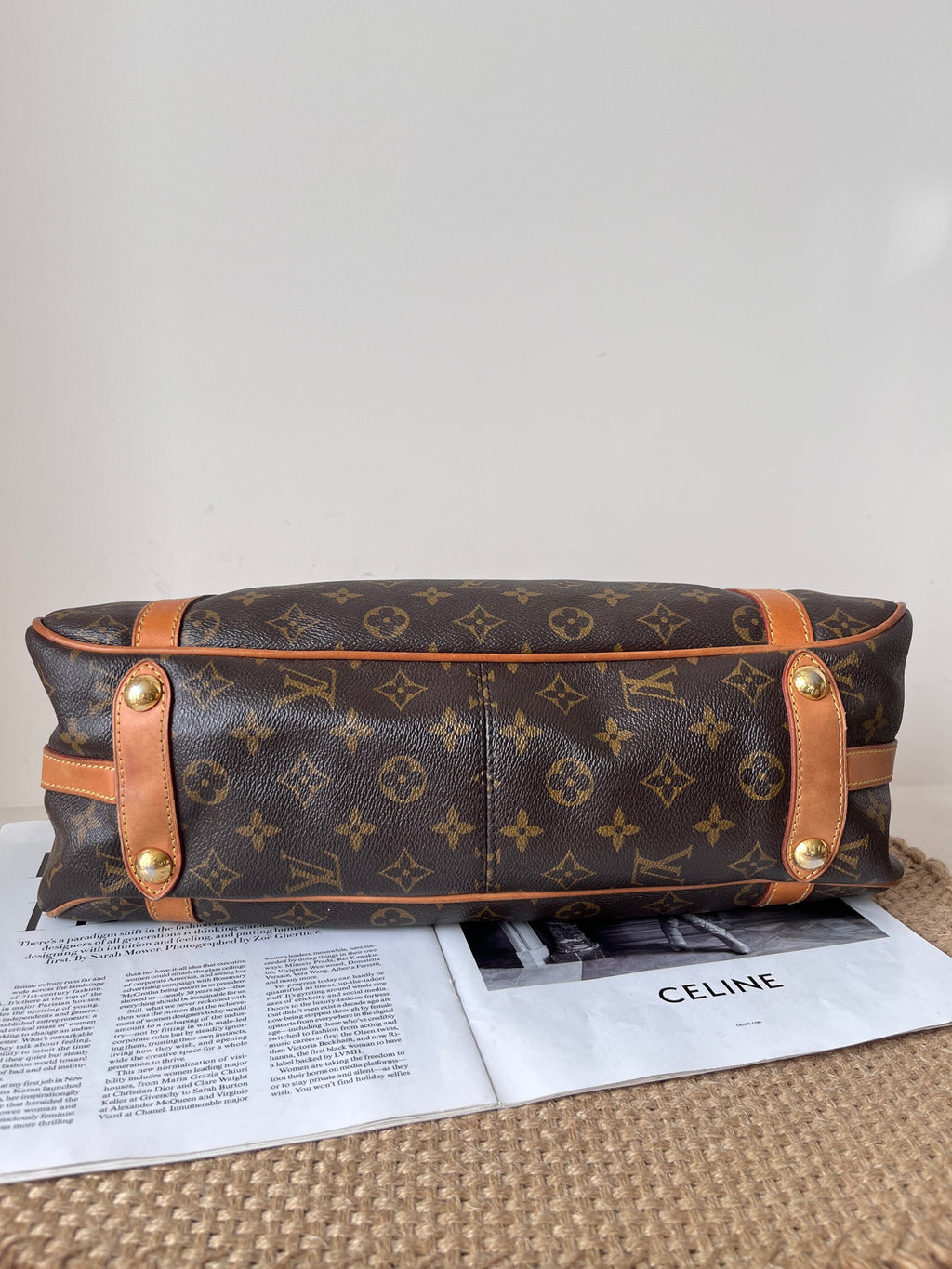 Louis Vuitton Leather Satchel