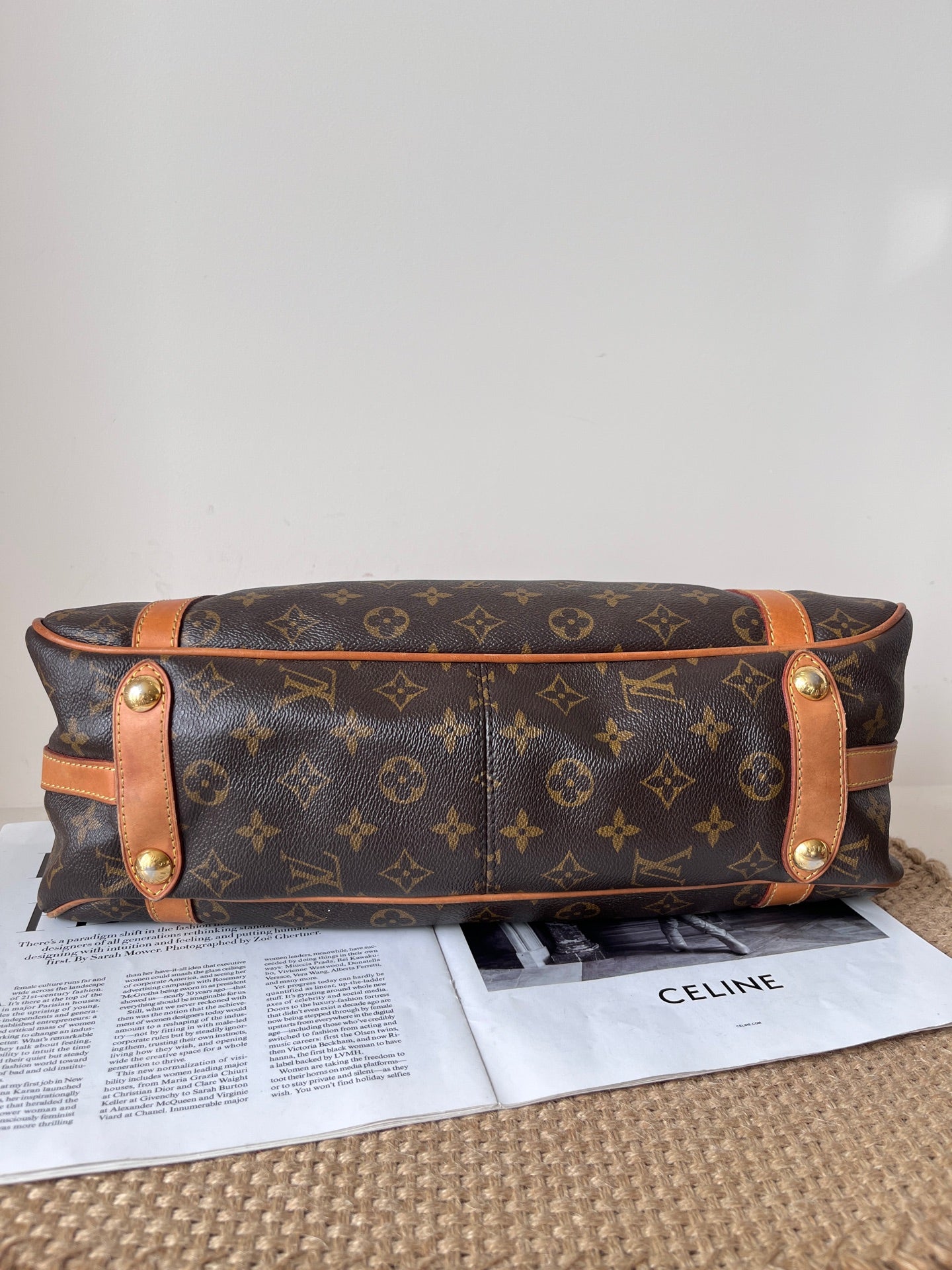 Louis Vuitton Leather Satchel