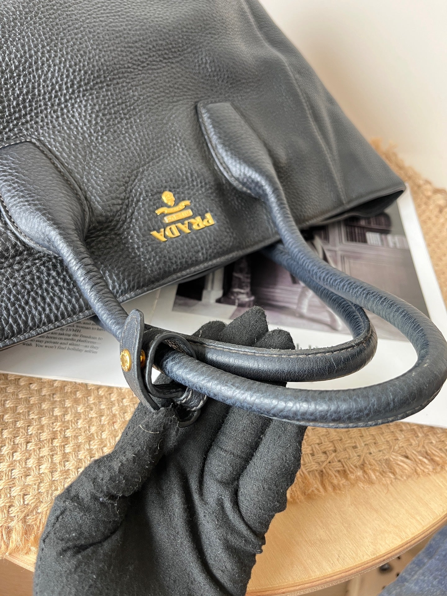 Louis Vuitton Leather Satchel
