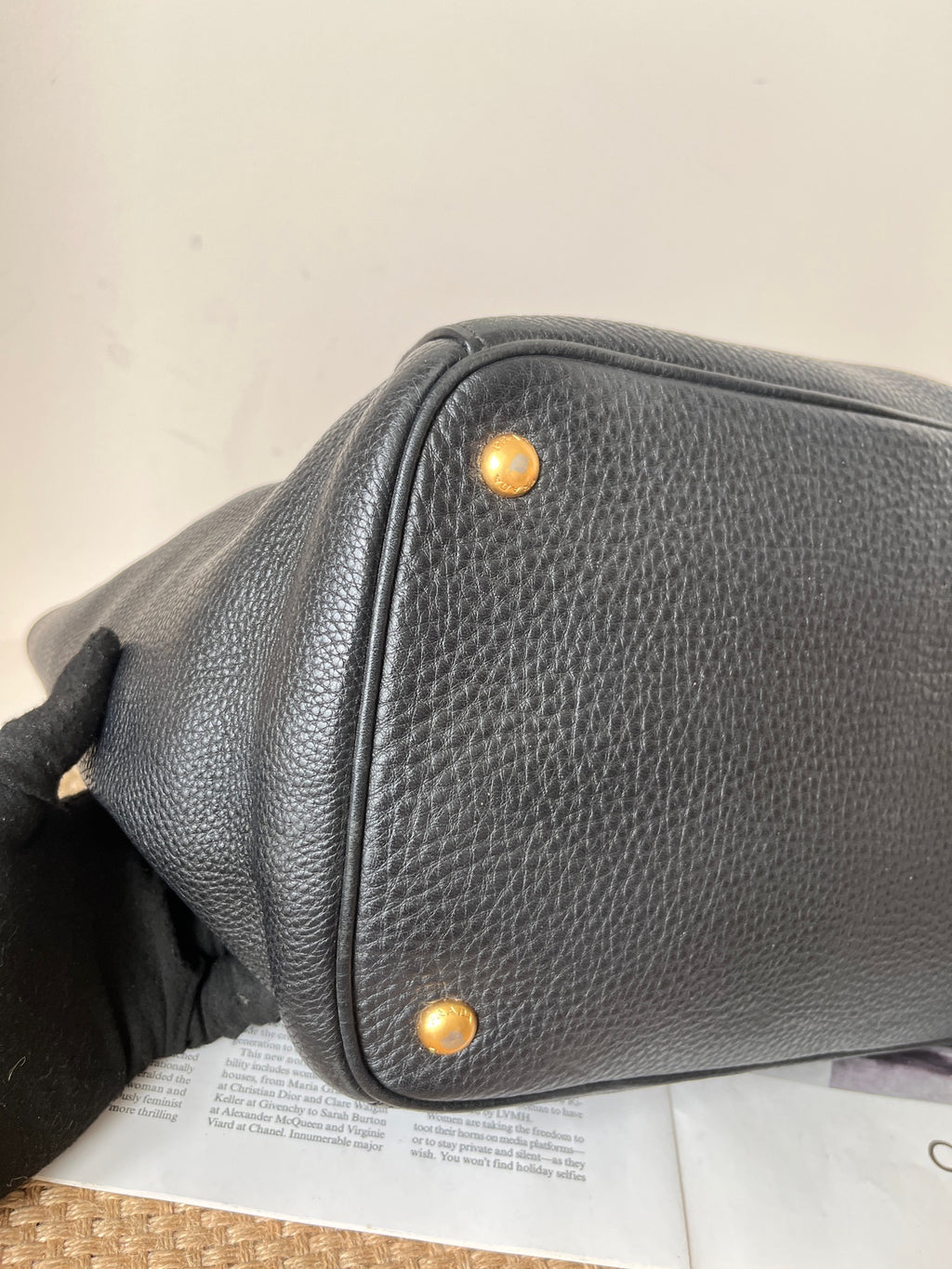 Louis Vuitton Leather Satchel