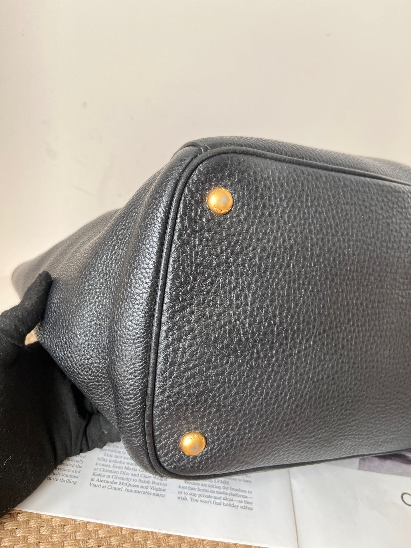 Louis Vuitton Leather Satchel