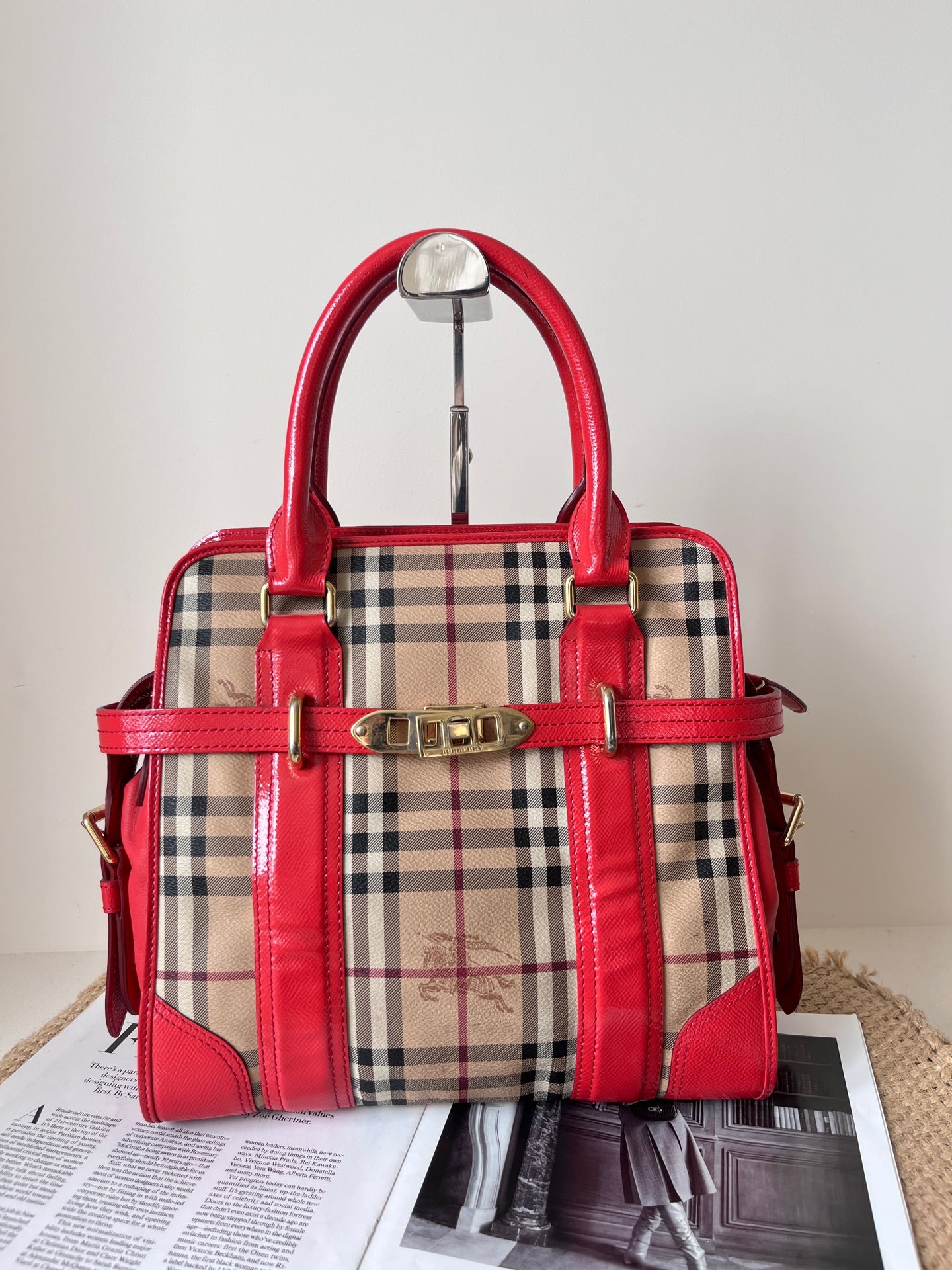 Burberry Leather Satchel