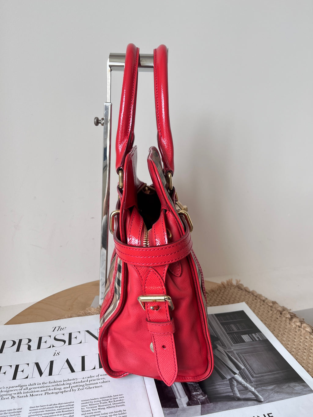 Burberry Leather Satchel