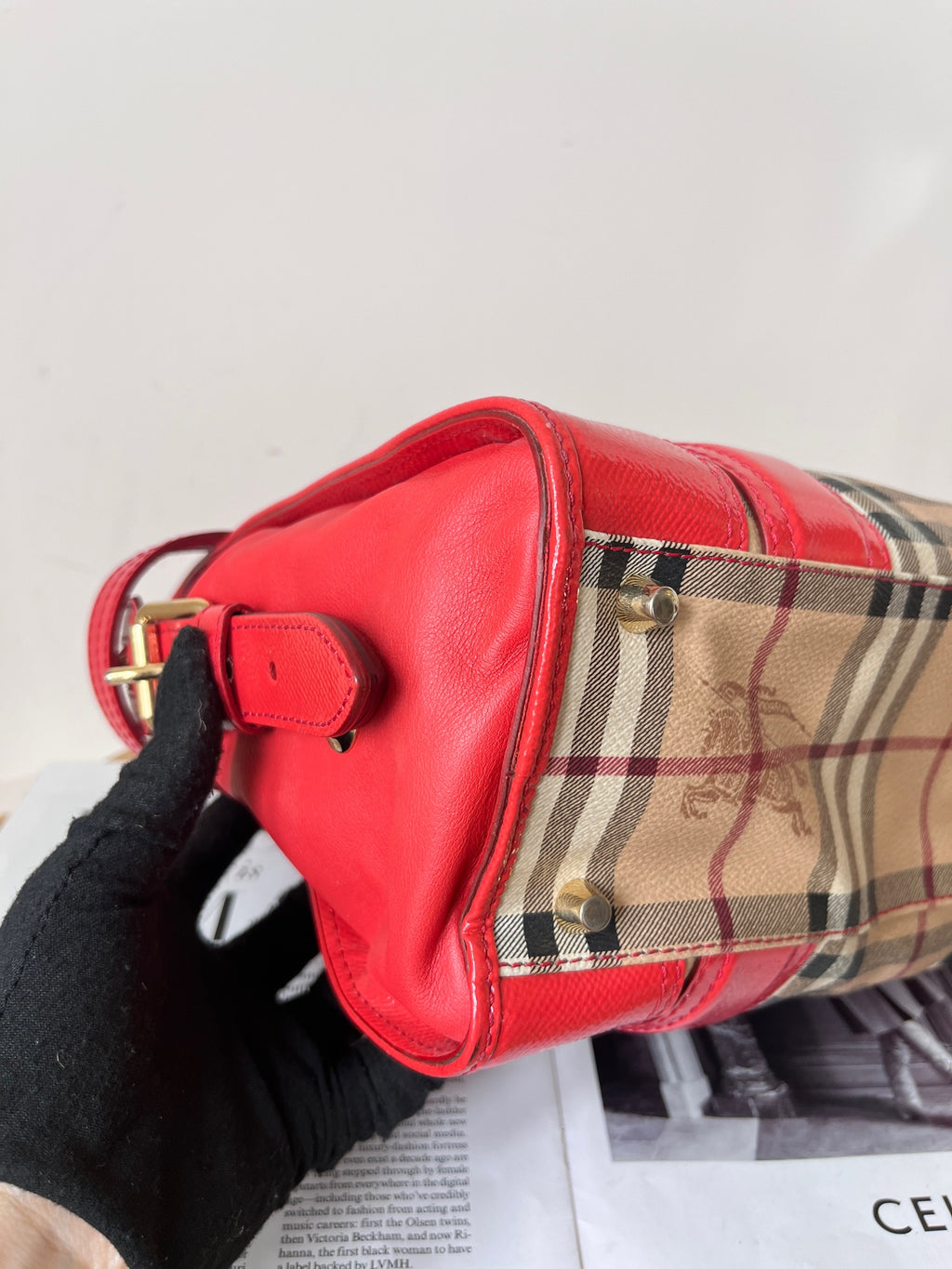 Burberry Leather Satchel
