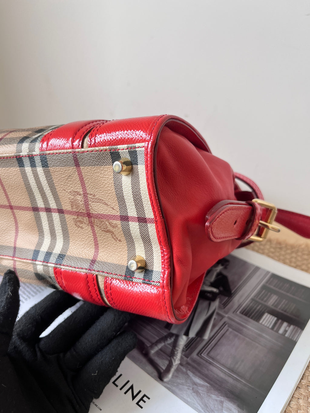 Burberry Leather Satchel