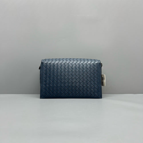 Bottega Veneta Blue Messenger Bag