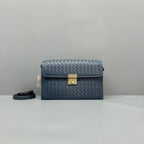 Bottega Veneta Blue Messenger Bag