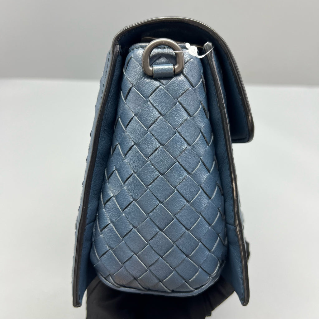 Bottega Veneta Blue Messenger Bag
