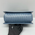 Bottega Veneta Blue Messenger Bag