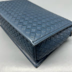 Bottega Veneta Blue Messenger Bag