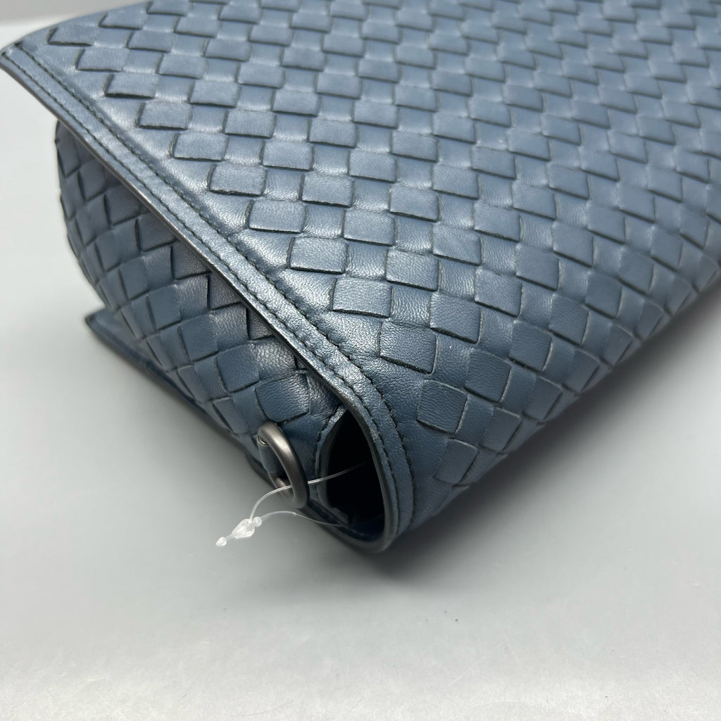 Bottega Veneta Blue Messenger Bag