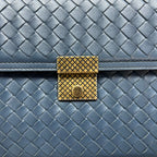 Bottega Veneta Blue Messenger Bag