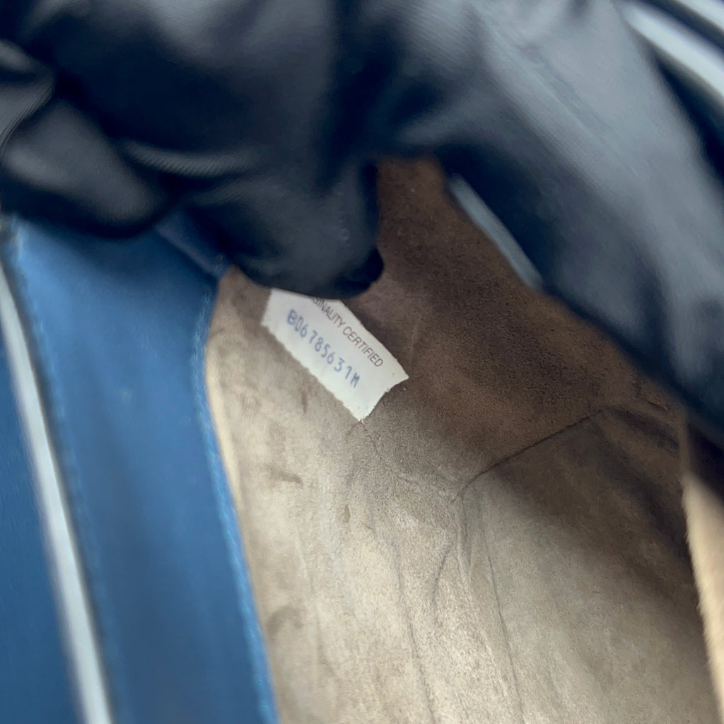 Bottega Veneta Blue Messenger Bag