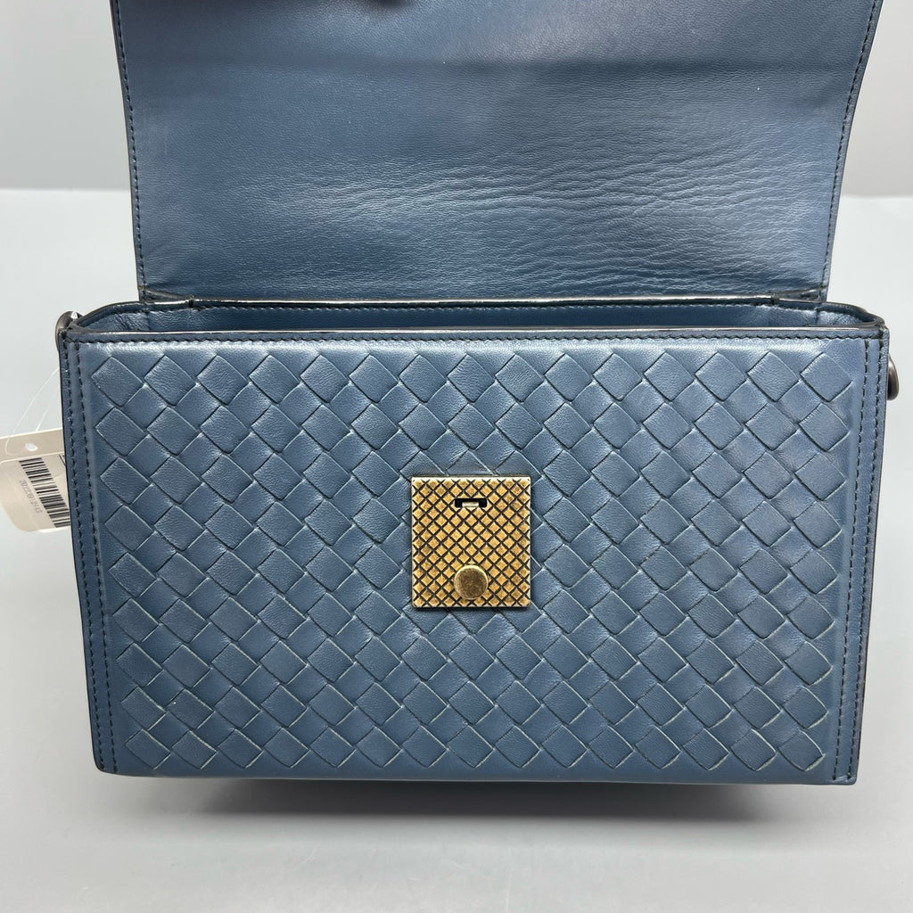 Bottega Veneta Blue Messenger Bag