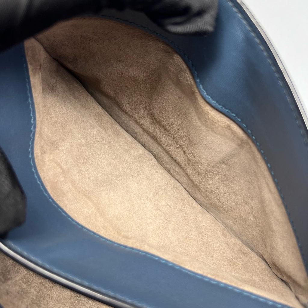 Bottega Veneta Blue Messenger Bag
