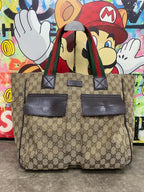 Gucci Canvas Beige Tote