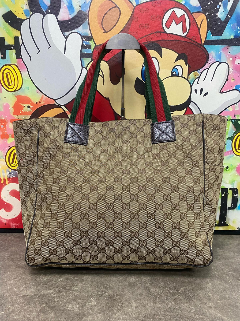 Gucci Canvas Beige Tote