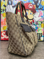 Gucci Canvas Beige Tote