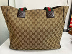 Gucci Canvas Beige Tote