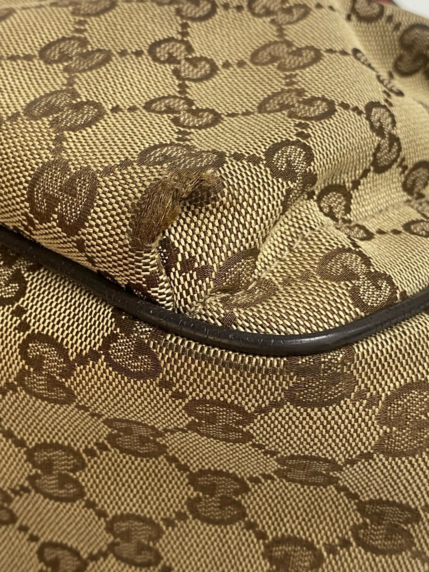 Gucci Canvas Beige Tote