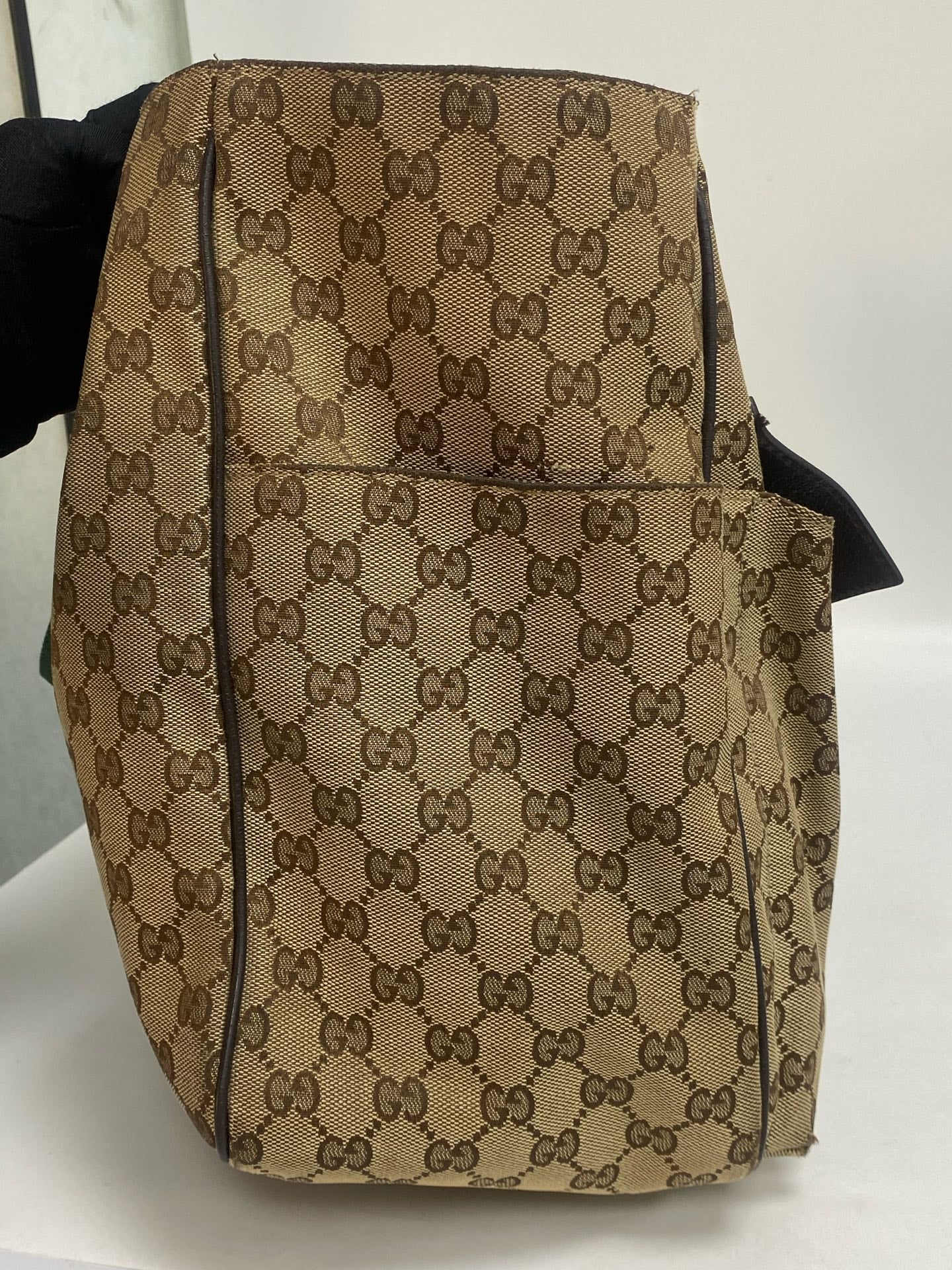 Gucci Canvas Beige Tote