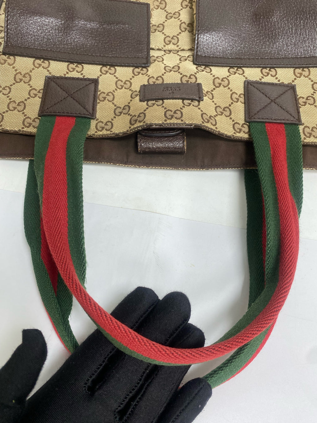 Gucci Canvas Beige Tote