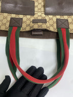 Gucci Canvas Beige Tote