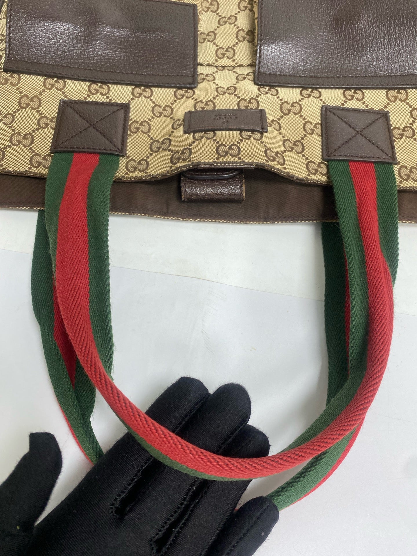 Gucci Canvas Beige Tote