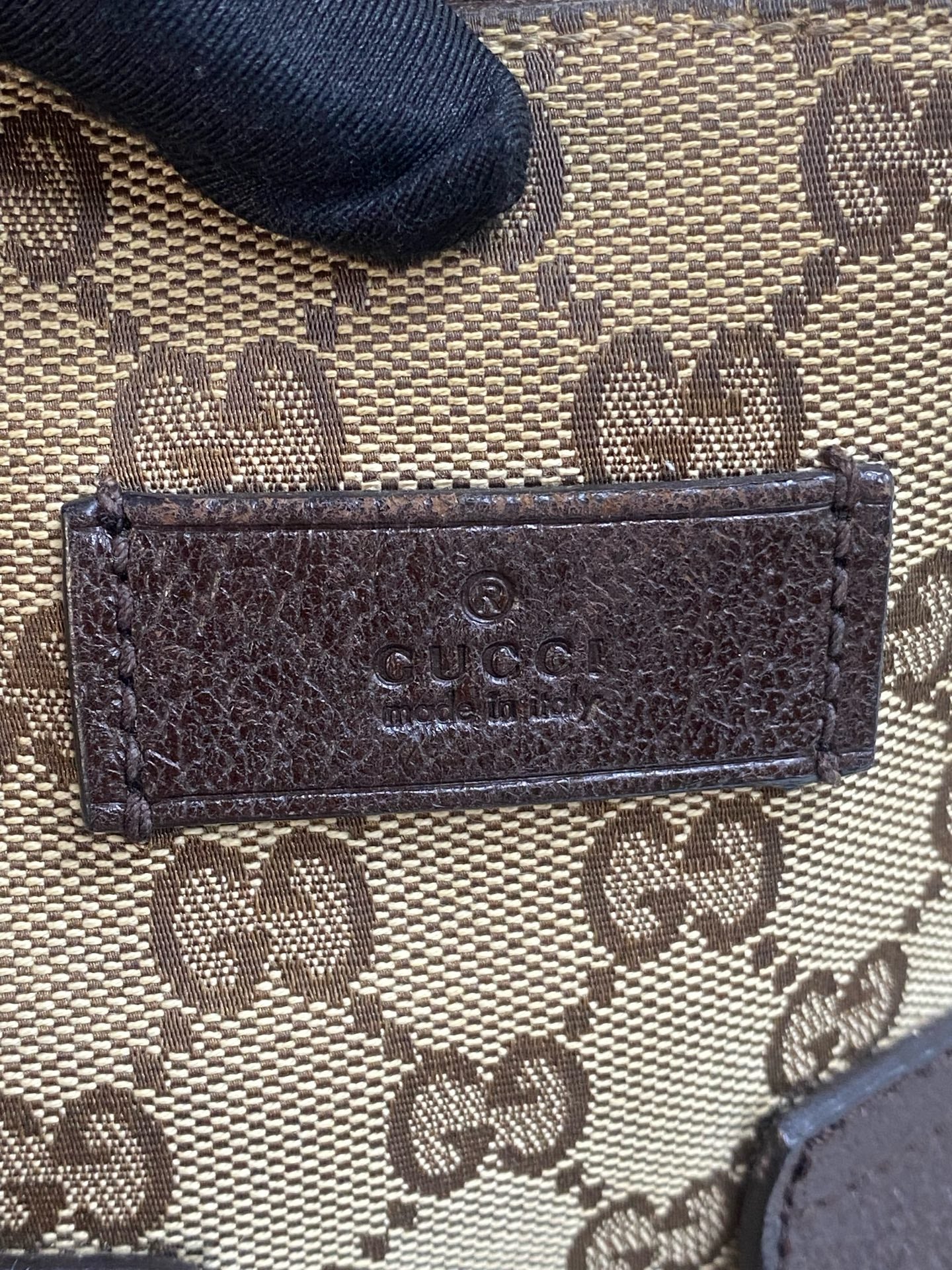 Gucci Canvas Beige Tote