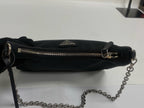 Prada Prada Re-Edition 2005 Recycled Nylon Three-in-One Handbag Cordura Black Shoulder Bag 1BH204_R064_F0002_V_V9L