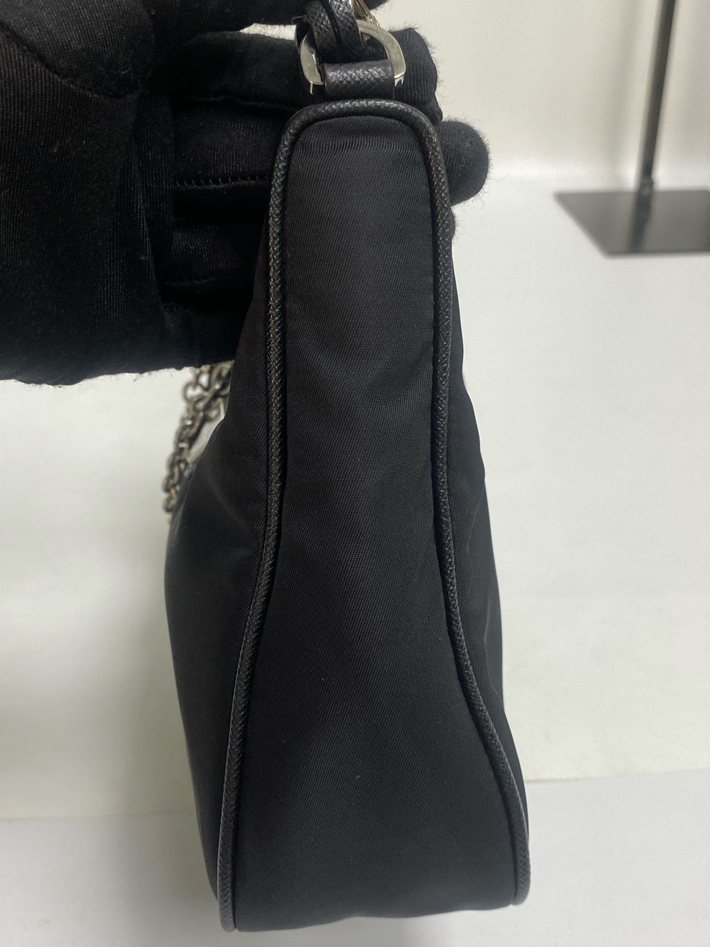 Prada Prada Re-Edition 2005 Recycled Nylon Three-in-One Handbag Cordura Black Shoulder Bag 1BH204_R064_F0002_V_V9L