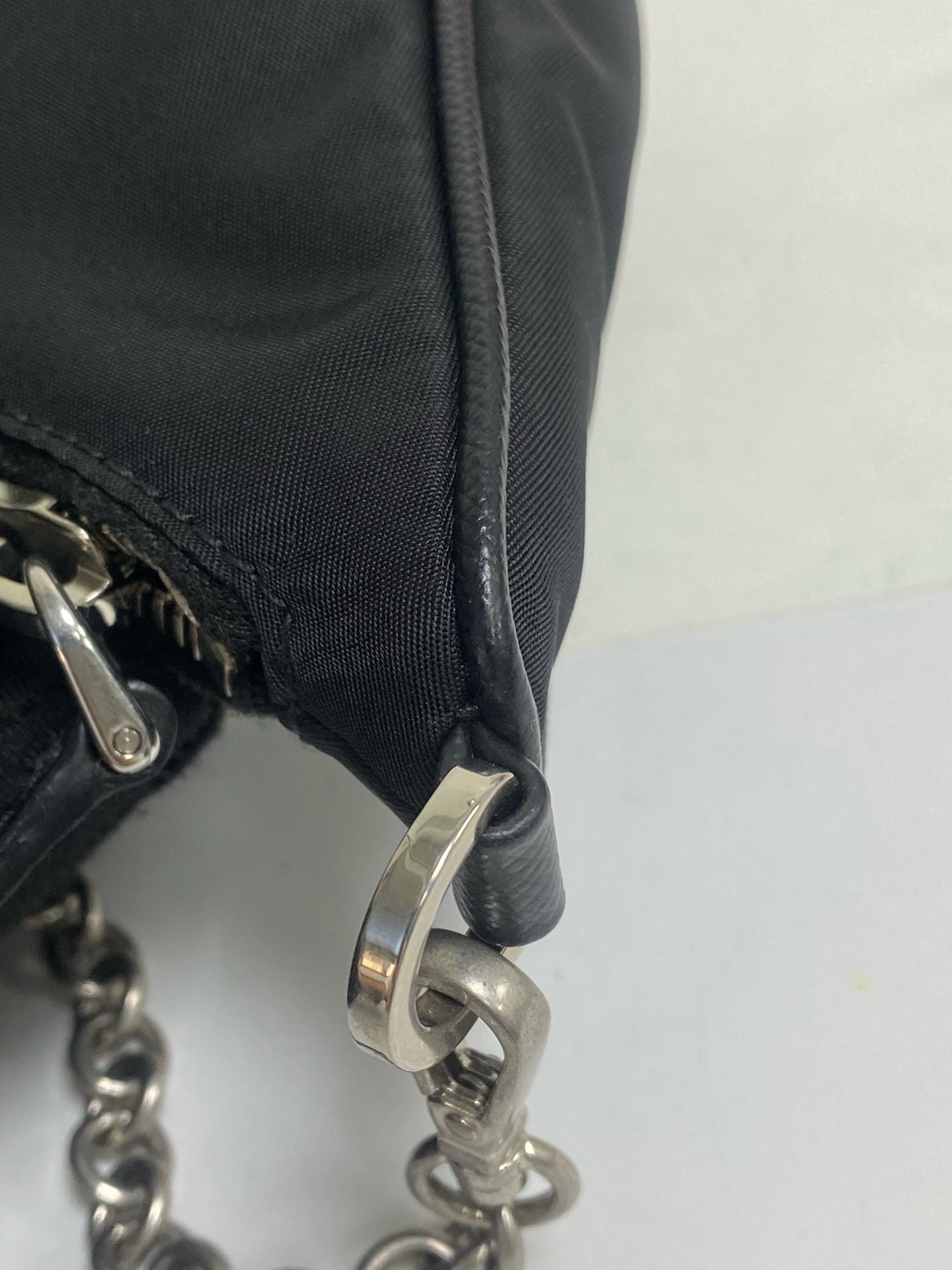 Prada Prada Re-Edition 2005 Recycled Nylon Three-in-One Handbag Cordura Black Shoulder Bag 1BH204_R064_F0002_V_V9L