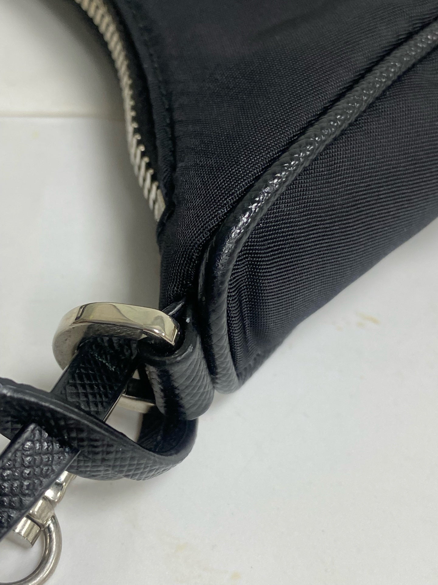 Prada Prada Re-Edition 2005 Recycled Nylon Three-in-One Handbag Cordura Black Shoulder Bag 1BH204_R064_F0002_V_V9L