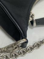 Prada Prada Re-Edition 2005 Recycled Nylon Three-in-One Handbag Cordura Black Shoulder Bag 1BH204_R064_F0002_V_V9L